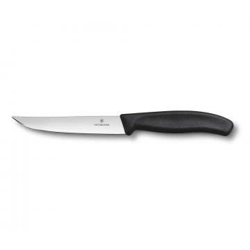 Nóż Gourmet do steków Swiss Classic - Victorinox - czarny, 12 cm