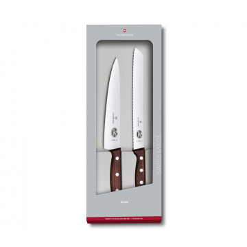 Wood kitchen knife set - Victorinox - 2 pcs.