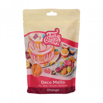 Deco Melts pastilles - FunCakes - orange, 250 g