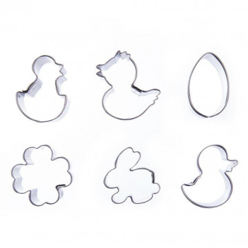 Set of cookie cutters - Orion - Easter mix, 6 pcs.