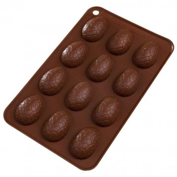 Silicone mold for biscuits - Orion - eggs, 12 pcs.