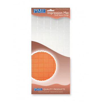 Structural pattern mat - PME - small squares, 15 x 30.5 cm