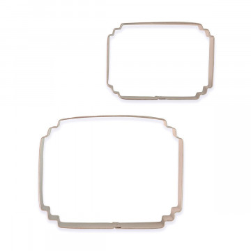 Molds, cookie cutters - PME - frames, pattern 7, 2 pcs.