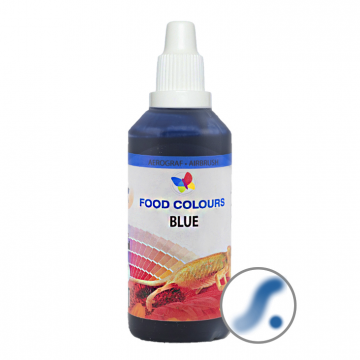 Liquid dye for airbrush - Food Colors - blue, 60 ml