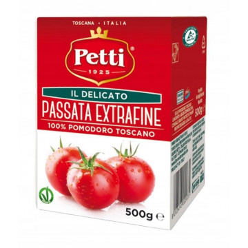 Tomato puree, Extrafine passata - Petti - 500 g