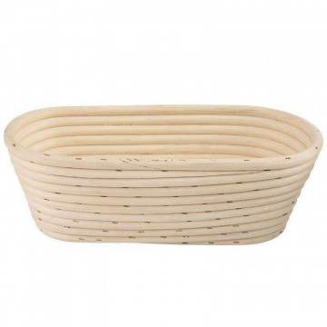Rattan bread proofing basket - Orion - oval, 26 cm