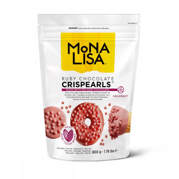 Chocolate crispearls - Mona Lisa - Ruby, 800 g