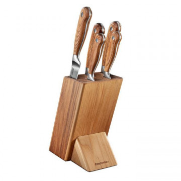 A set of kitchen knives in a block - Tescoma - 5 pcs.