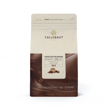 Chocolate for baking - Callebaut - milk, 1 kg