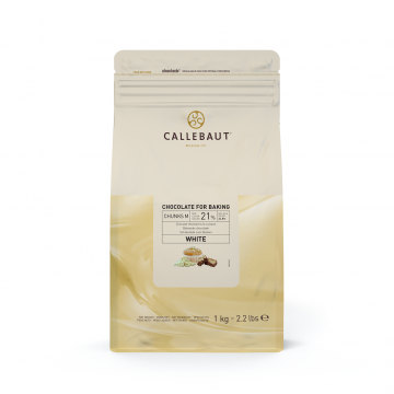 Chocolate for baking - Callebaut - white, 1 kg