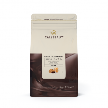 Czekolada do zapiekania - Callebaut - ciemna, mini dropsy, 1 kg