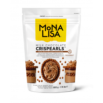 Posypka dekoracyjna Crispearls - Mona Lisa - mleczna czekolada, 800 g