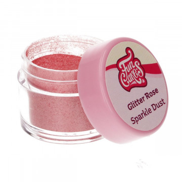 Sparkle Dust - FunCakes - Glitter Rose, 3,5 g