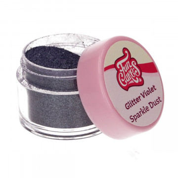 Sparkle Dust - FunCakes - Glitter Violet, 3,5 g