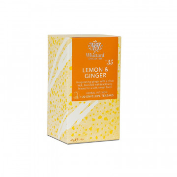 Lemon & Ginger fruit tea - Whittard - 20 pcs.