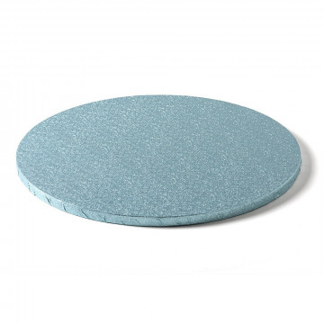 Round cake base - Decora - thick, light blue, 30 cm