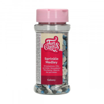 Sugar sprinkles - FunCakes - galaxy mix, 50 g