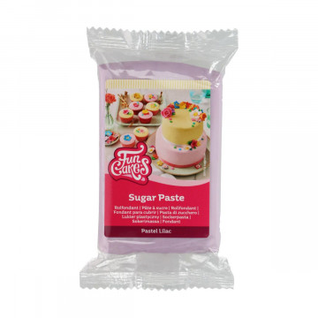 Sugar paste - FunCakes - pastel lilac, 250 g