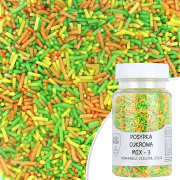 Sugar sprinkles - mix 3, 70 g