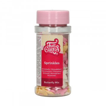 Sugar sprinkles - FunCakes - butterflies, 65 g