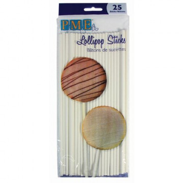 Lollipop sticks - PME - paper, 20 cm, 25 pcs.
