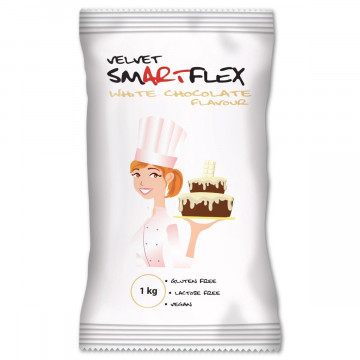 Sugar mass, fondant - SmartFlex - white chocolate, 1 kg