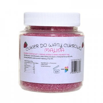 Candy floss sugar - FunkyColor - pink, raspberry, 100 g
