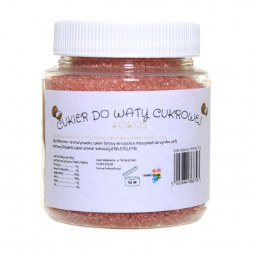 Candy floss sugar - FunkyColor - brown, coconut, 100 g