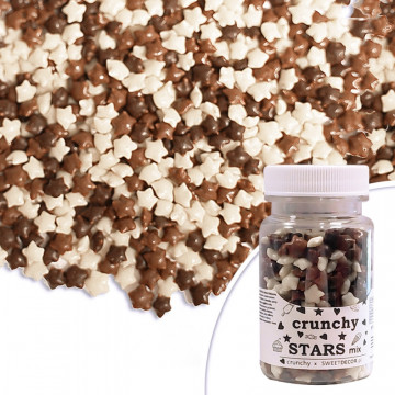 Sugar sprinkles - chocolate stars, 40 g