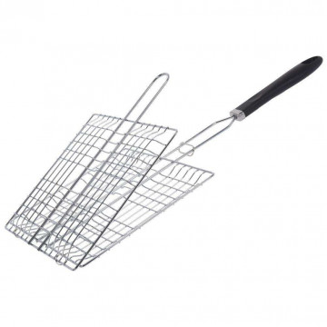 Grid for grilling burgers - BBQ - closed, 22 x 24 cm