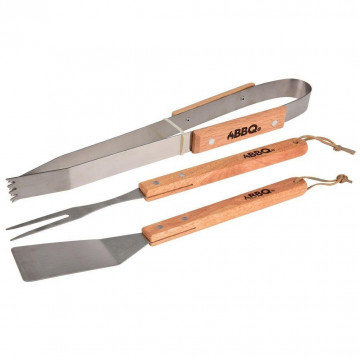Set of barbecue utensils - BBQ - 3 pcs.
