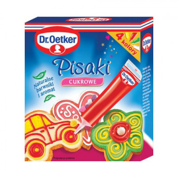 Sugar pens - Dr.Oetker - 4 colors, 76 g