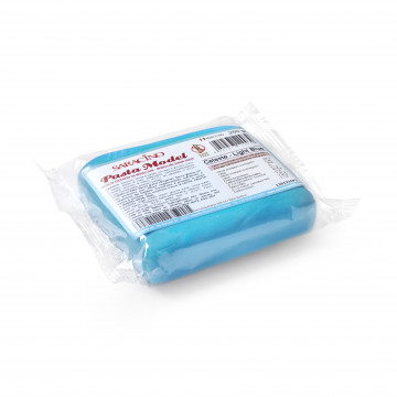 Modelling sugar paste, fondant - Saracino - light blue, 250 g