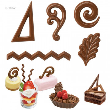 Mold for chocolate decorations - Wilton - 5 pcs.