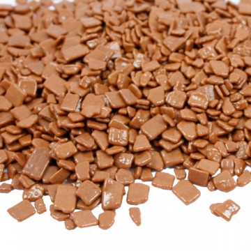 Płatki czekoladowe błyszczące - mleczne, 60 g