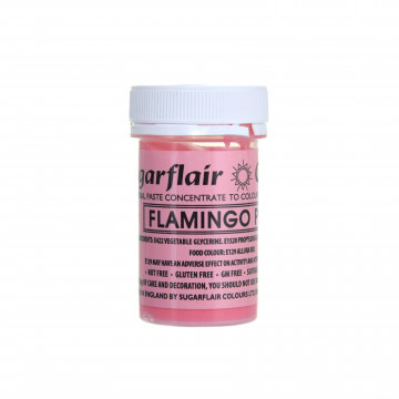 Coloring paste - Sugarflair - flamingo pink, 25 g