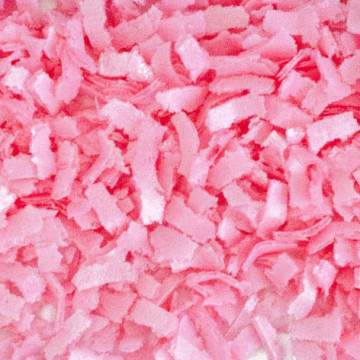 Shreded wafer paper - Rose Decor - pink, 100 g