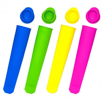 Silicone ice cream forms - Orion - tubes, 4 pcs.
