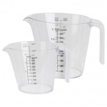 Set of kitchen measuring cups - Excellent Houseware - 2 pcs.