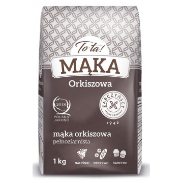 Mąka orkiszowa - TO TA - pełnoziarnista, 1 kg