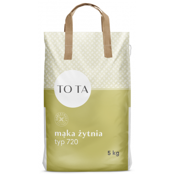Rye flour - TO TA - type 720, 5 kg