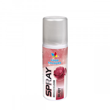 Metallic spray dye - Food Colors - ruby, 50 ml