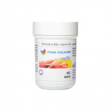 Food coloring gel in a jar - Food Colors - white, 35 g