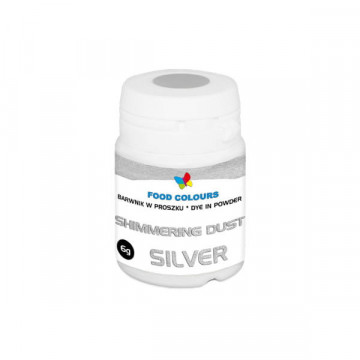 Glitter for decoration - Food Colors - Silver, 6 g