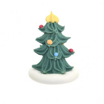 Sugar decoration - Modecor - small pine , 3D, 4 cm