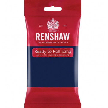 Sugar paste - Renshaw - navy blue, 250 g