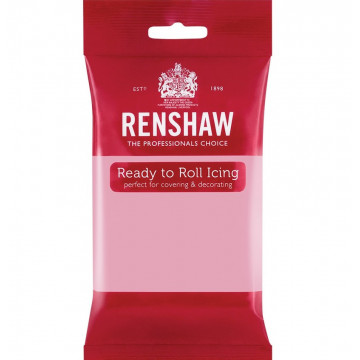 Sugar paste - Renshaw - pink, 250 g