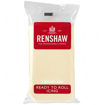 Sugar paste - Renshaw - white chocolate, 250 g