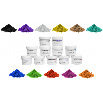 Zestaw barwników spożywczych w proszku - FunkyColor - 55 g, 11 szt.