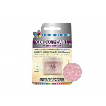 Pearl Food Powder - Food Colors - Baby Pink, 10 ml